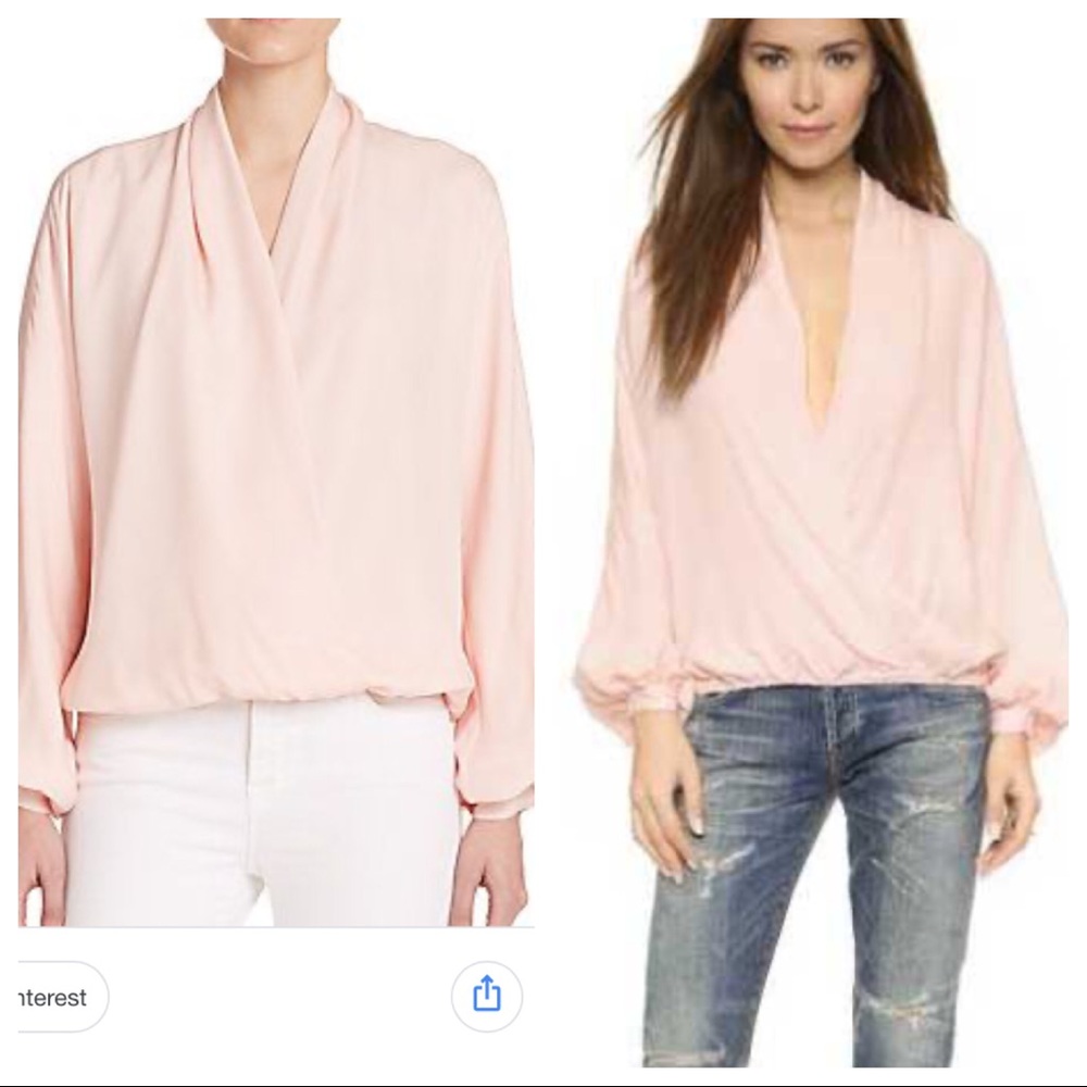 Haute Hippie Silk Blouse